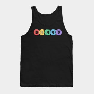 Distressed BINGO Balls Tank Top